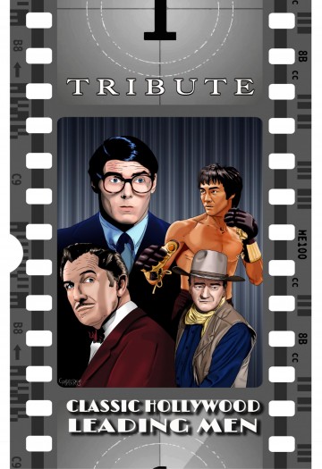 Tribute - Classic Hollywood Leading Men:  John Wayne, Christopher Reeve, Bruce Lee and Vincent Price