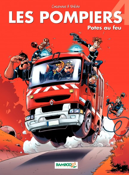 Les Pompiers Potes au feu